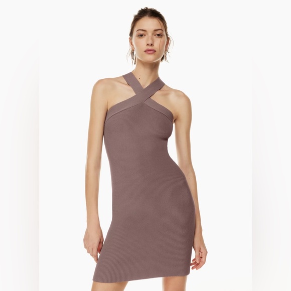 Babaton Sculpt Knit Criss Cross Dress - Picture 5 of 5